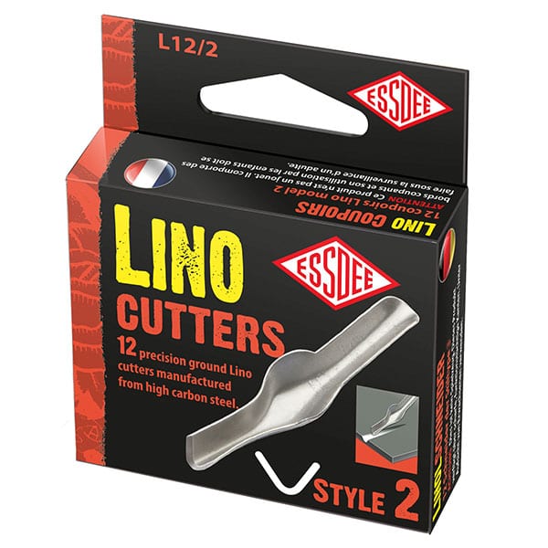 Essdee Linocut blades, 12-piece Æske - Nr. 2 - Bloktryk