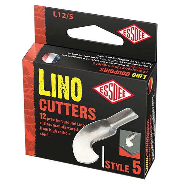 Essdee Linocut blades, 12-piece Æske - Nr. 5 - Bloktryk