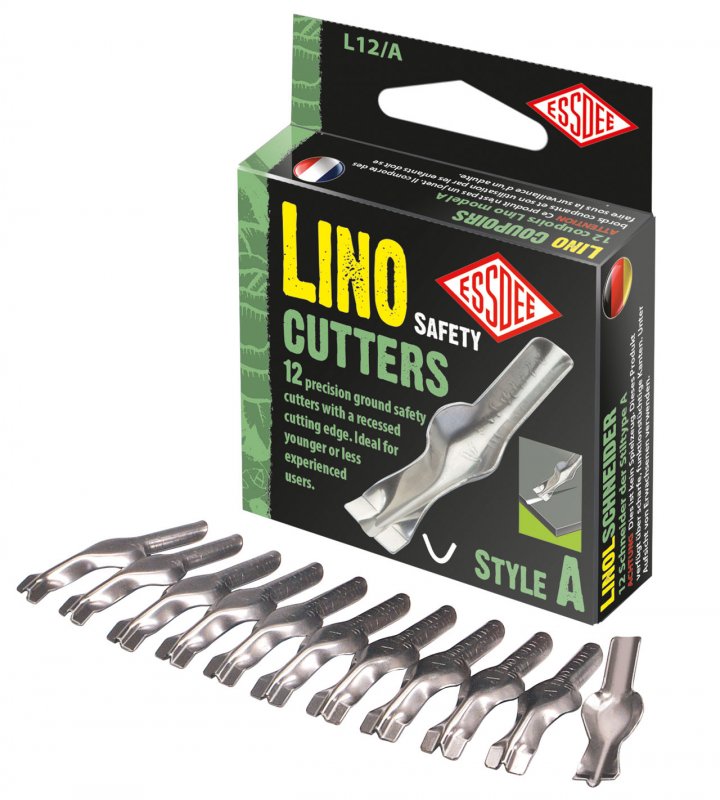 Essdee Lino safety cutters Style A - 12 stk. - Bloktryk