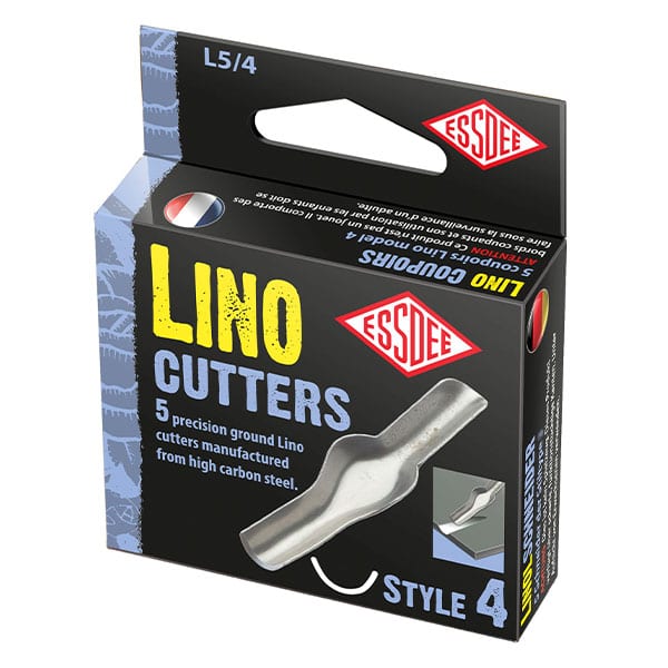 Essdee Linocut blades, 5-piece Scatola - Nr. 4 - Stampa a rilievo