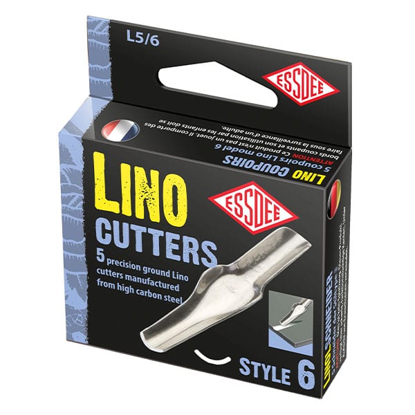 Essdee Linocut blades, 5-piece Scatola - Nr. 6 - Stampa a rilievo
