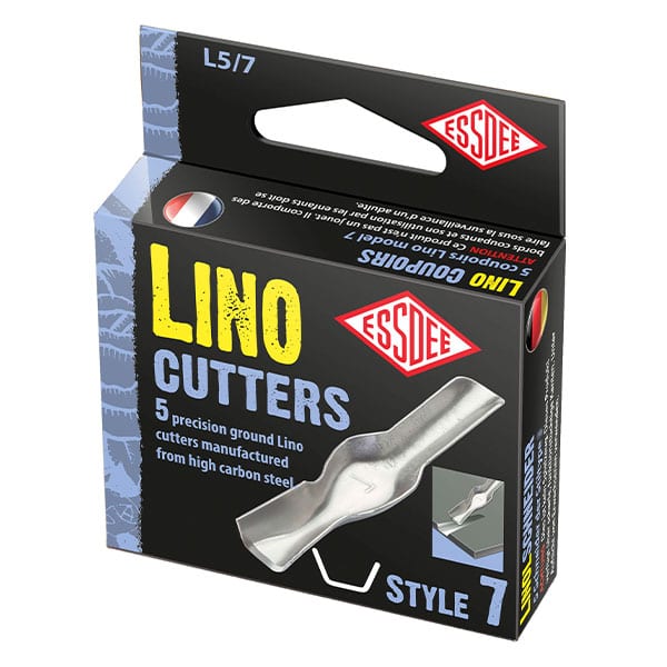 Essdee Linocut blades, 5-piece Scatola - Nr. 7 - Stampa a rilievo