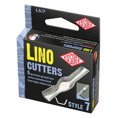 Essdee Linocut blades, 5-piece Scatola - Nr. 7 - Stampa a rilievo