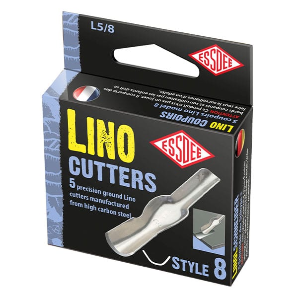 Essdee Linocut blades, 5-piece Scatola - Nr. 8 - Stampa a rilievo