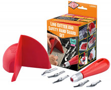 Essdee Linocut set with safety hand guard - Bloktryk