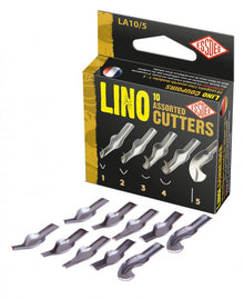 Essdee assorterede linocut cutters - Styles 1-5 - 10 stk. - Bloktryk
