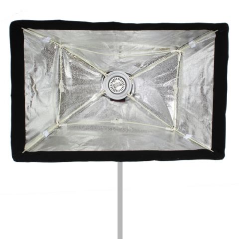Linkstar Pieghevole Softbox + Griglia a nido d'ape QSSX-6090HC 60x90 cm — 2