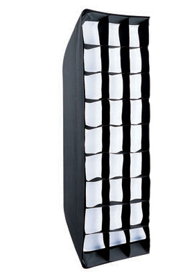 Linkstar Hopfällbar Striplight Softbox + Bikakeraster QSSX-30150HC 30x150 cm