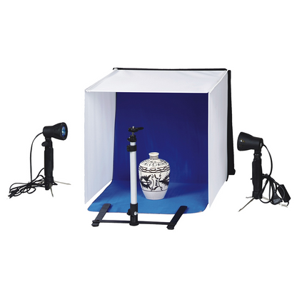 Linkstar Foto Boks Sæt PBK-50 50x50 cm Foldbar + 2x50W Lamper