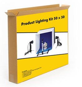 Linkstar Foto Boks Sæt PBK-50 50x50 cm Foldbar + 2x50W Lamper — 5