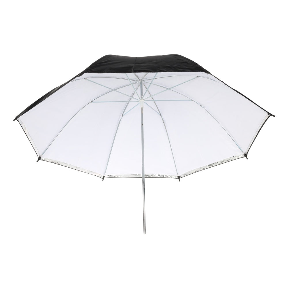 Linkstar Paraply PUK-84WB Vit/Svart 100 cm (Vändbar) — 3