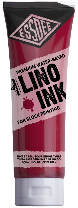 Essdee Block Printing Ink 300 ml - Scharlakenrood Briljant - Trykfarve