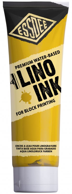 Essdee Block Printing Ink 300 ml - gul Briljant - Trykfarve