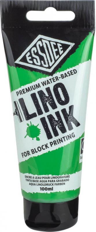 Essdee Premium Block Printing Ink 100 ml - grøn - Trykfarve