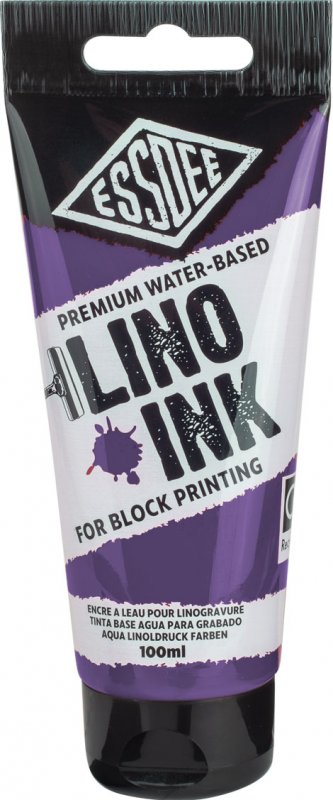 Essdee Premium Block Printing Ink 100 ml - lilla - Trykfarve