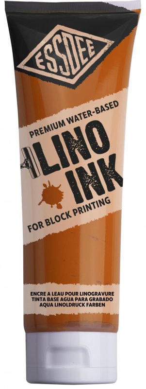 Essdee Block Printing Ink 300 ml - orange - Trykfarve