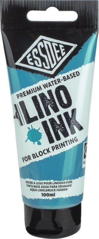 Essdee Premium Block Printing Ink 100 ml - turkis - Trykfarve