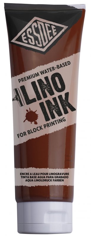 Essdee Block Printing Ink 300 ml - Burnt sienna - Trykfarve