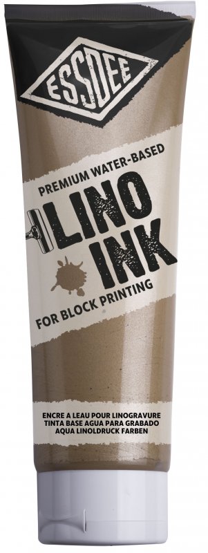 Essdee Block Printing Ink 300 ml - Metal guld - Trykfarve