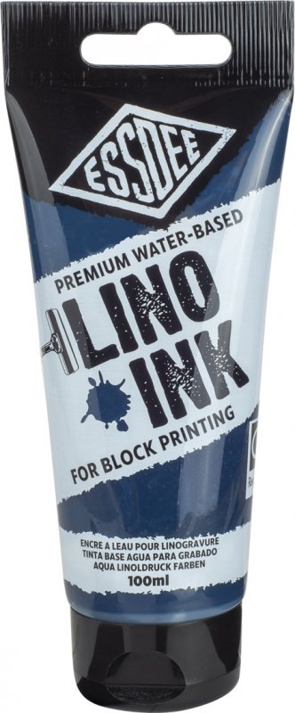 Essdee Premium Block Printing Ink 100 ml - Prussian blå - Trykfarve
