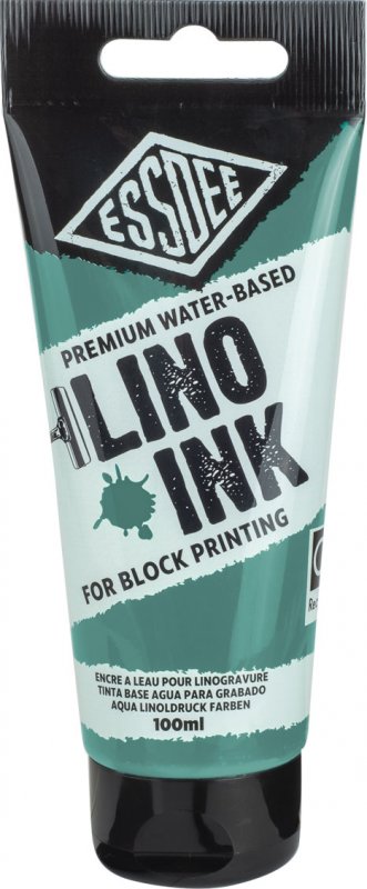 Essdee Premium Block Printing Ink 100 ml - Viridian grøn - Trykfarve