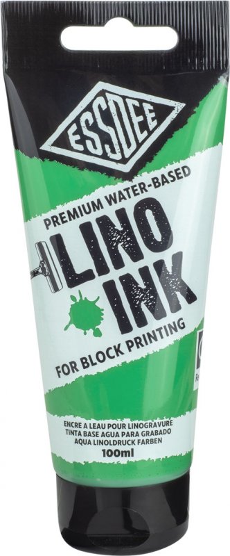 Essdee Premium Block Printing Ink 100 ml - Bladgroen - Trykfarve