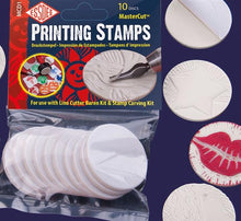 Essdee MasterCut Printing stamps - 10 pieces - Bloktryk