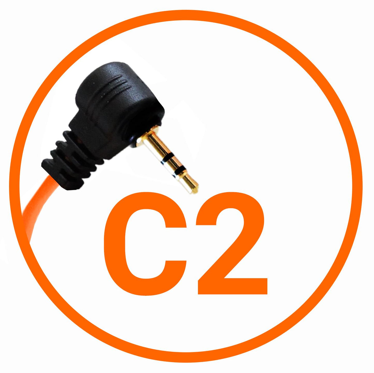 Miops Kameran liitäntäkaapeli Canon C2 Oranssi