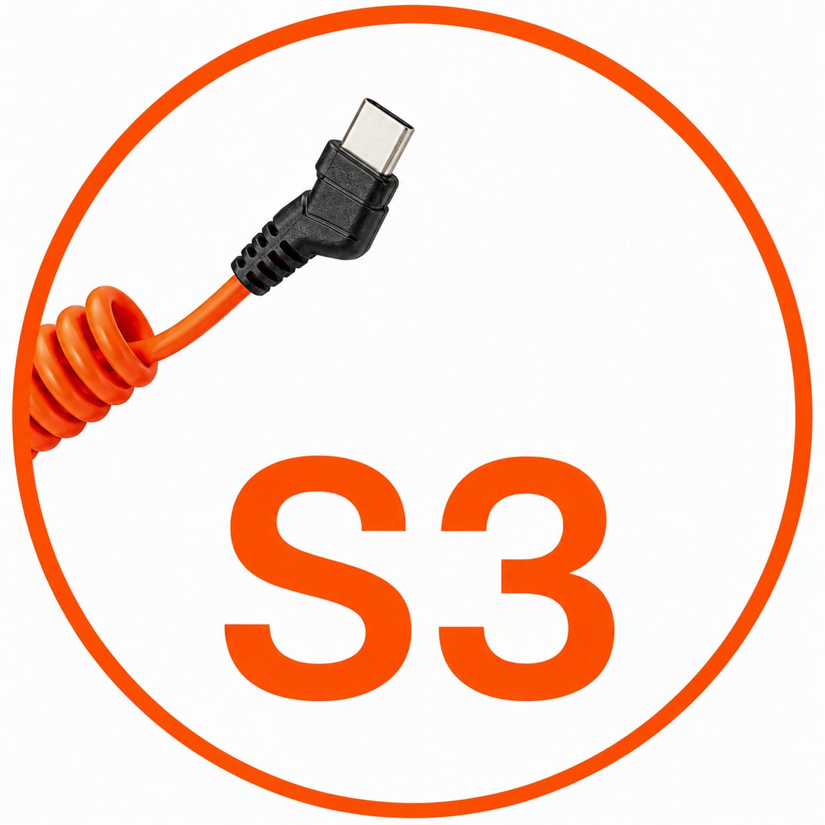 Miops Kameratilslutningskabel Sony S3 Orange