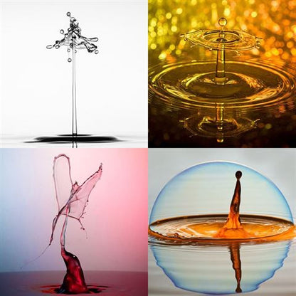 Miops Splash V2 Vattendroppe Paket med Hållare — 6