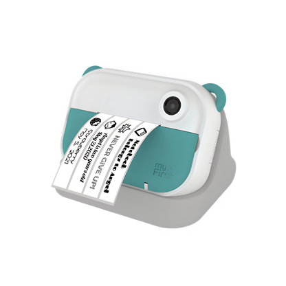 myFirst Camera Insta Wi Teal + Free Wi Thermal Sticker Color Pattern