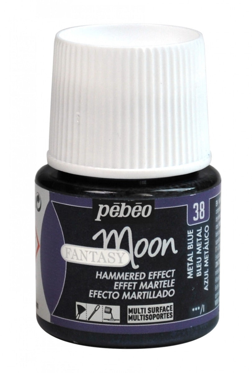 Pebeo Fantasy Moon Effect paint 45 ml - Metal blå - Effektmaling