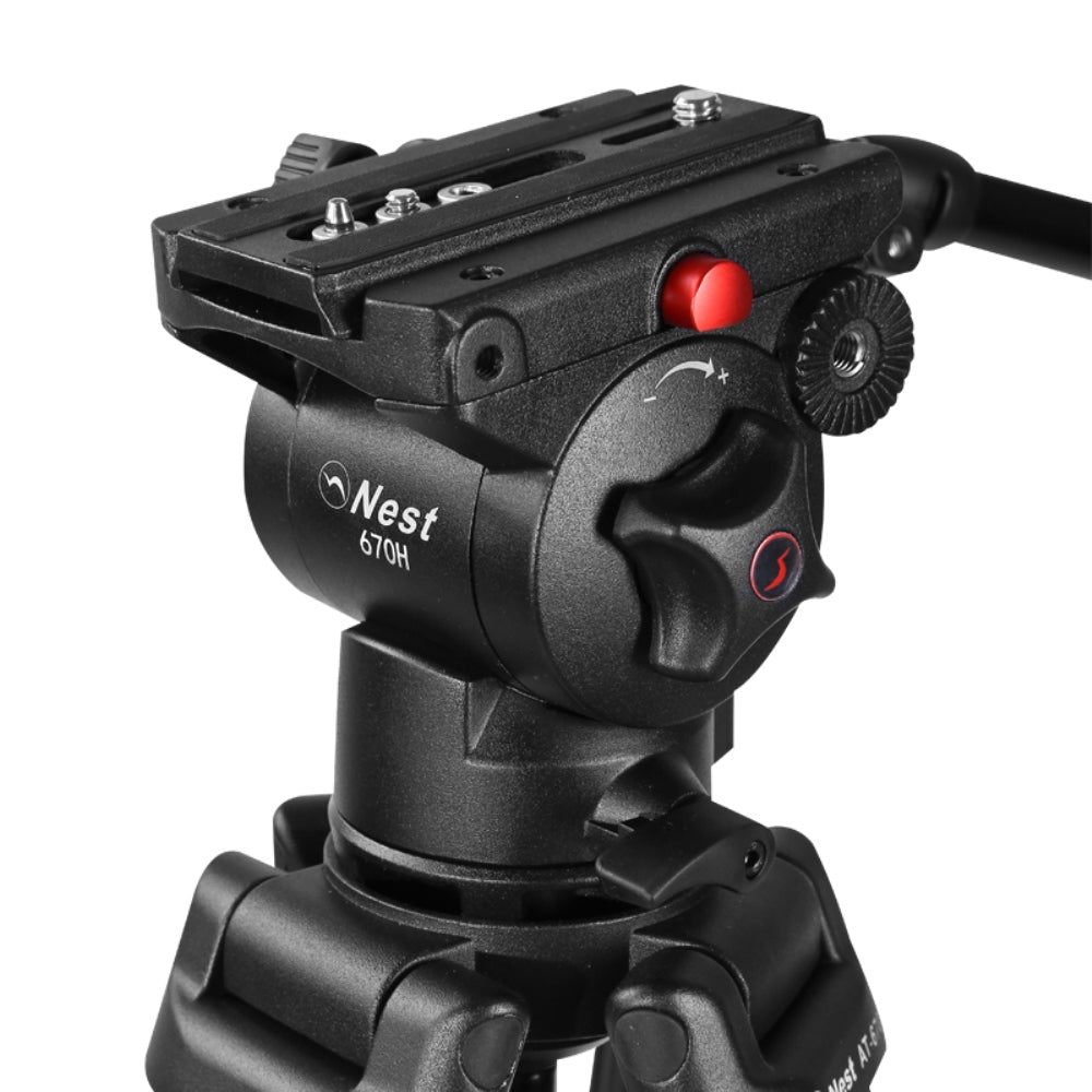 Nest Videostativ NT-670 + Væskedæmpet panoramahoved — 6