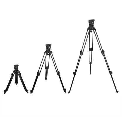 Nest Professional Tripod EI-7085-C2 + Fluid Damped Pan Head — 2