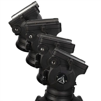 Nest Professional Tripod EI-7085-C2 + Fluid Damped Pan Head — 4