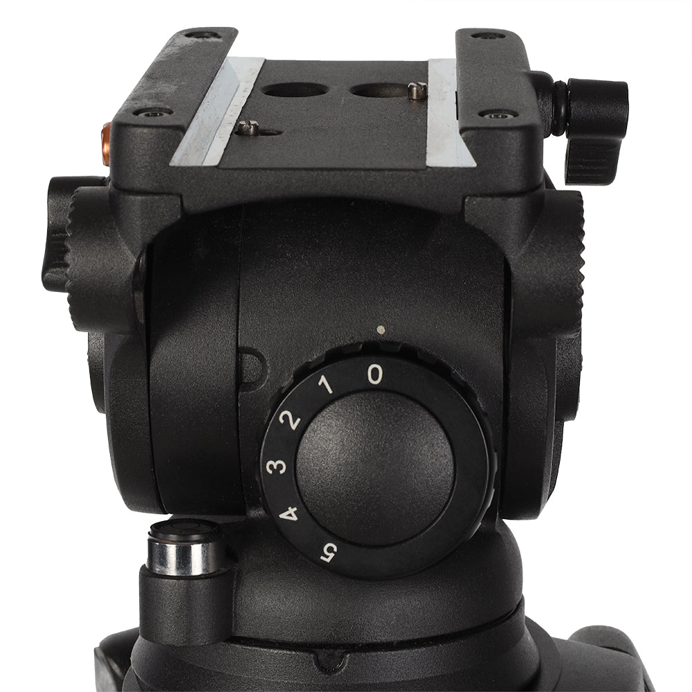 Nest Professional Tripod EI-7085-C2 + Fluid Damped Pan Head — 6