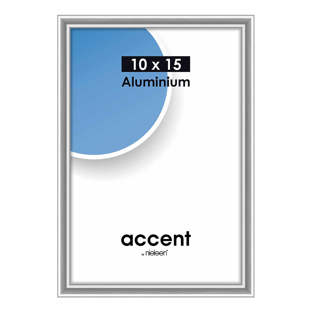 Nielsen Photo Frame 51223 Accent Glossy Silver 10x15 cm