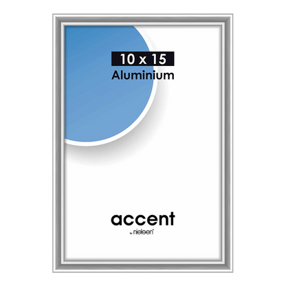 Nielsen Photo Frame 51223 Accent Glossy Silver 10x15 cm