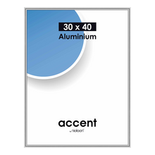 Nielsen Photo Frame 52424 Accent Frosted Silver 30x40 cm
