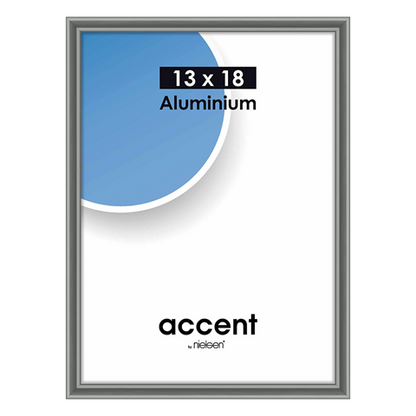 Nielsen Fotoram 53225 Accent Stålgrå 13x18 cm