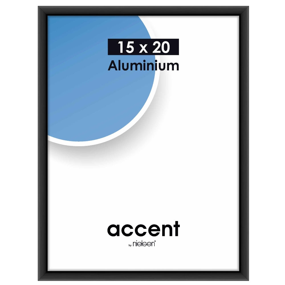 Nielsen Valokuvakehys 51326 Accent Huurrettu Musta 15x20 cm