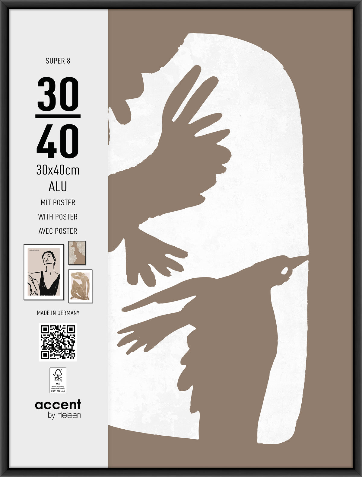 Nielsen Photo Frame 5430126 Super 8 Black 30x40 cm