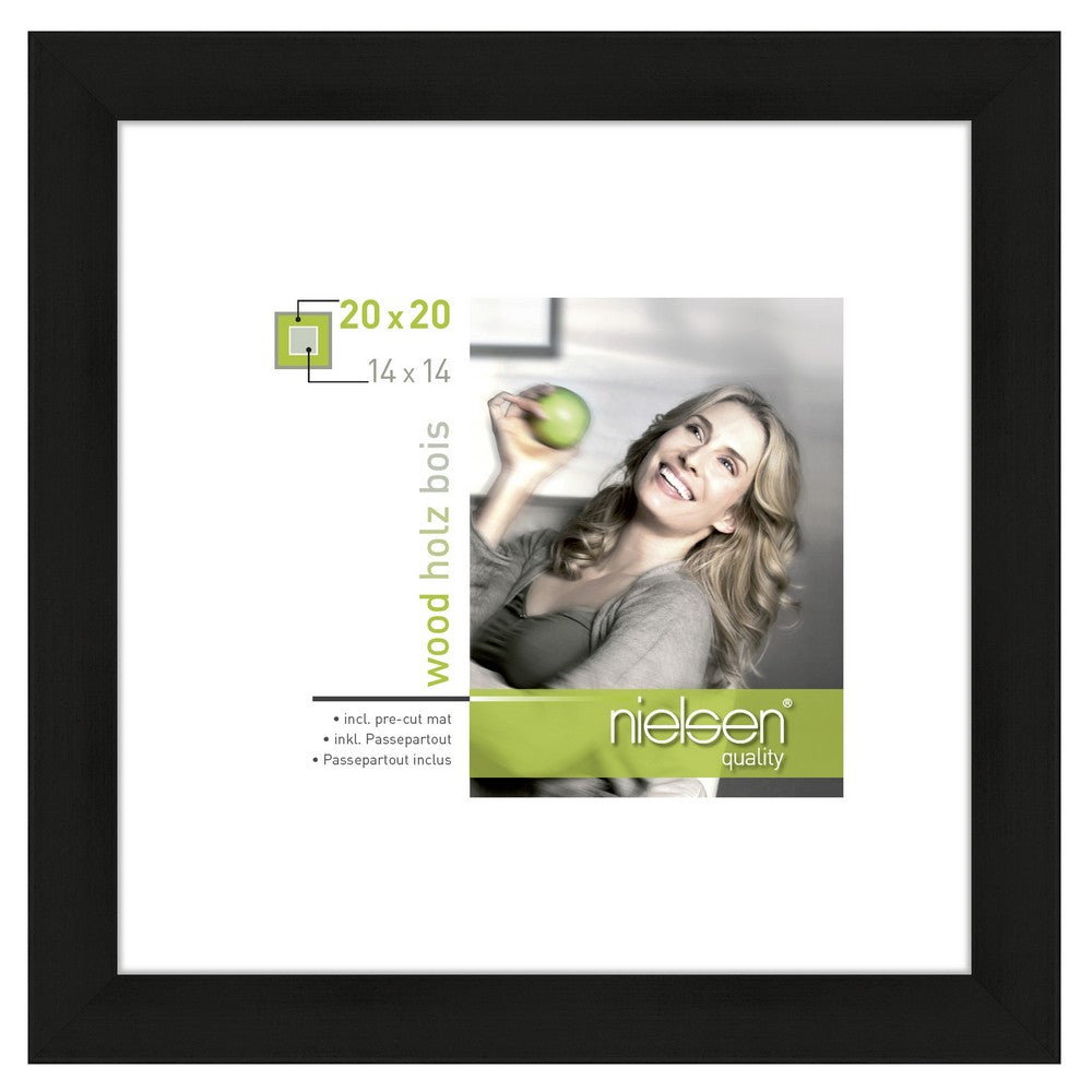 Nielsen Photo Frame 8988051 Apollon Black 20x20 / 14x14 cm