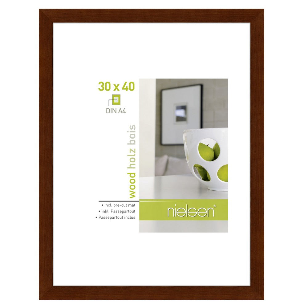 Nielsen Fotoramme 8988019 Apollon Wenge 30x40 / 21x29.7 cm