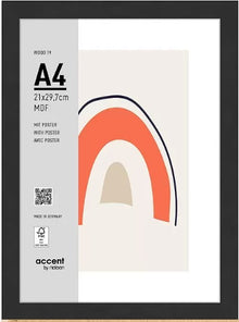Nielsen Valokuvakehys 3221201 Puu 19 Musta 21x29.7 cm