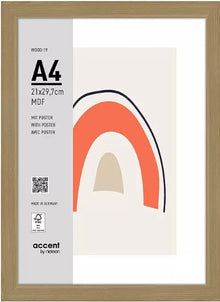 Nielsen Photo Frame 3221204 Wood 19 Natural 21x29.7 cm
