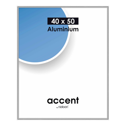 Nielsen Fotoram 52523 Accent Blank Silver 40x50 cm