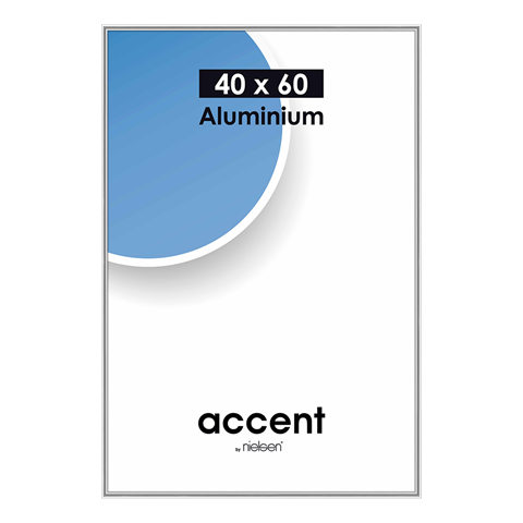 Nielsen Valokuvakehys 55123 Accent Kiiltävä Hopea 40x60 cm