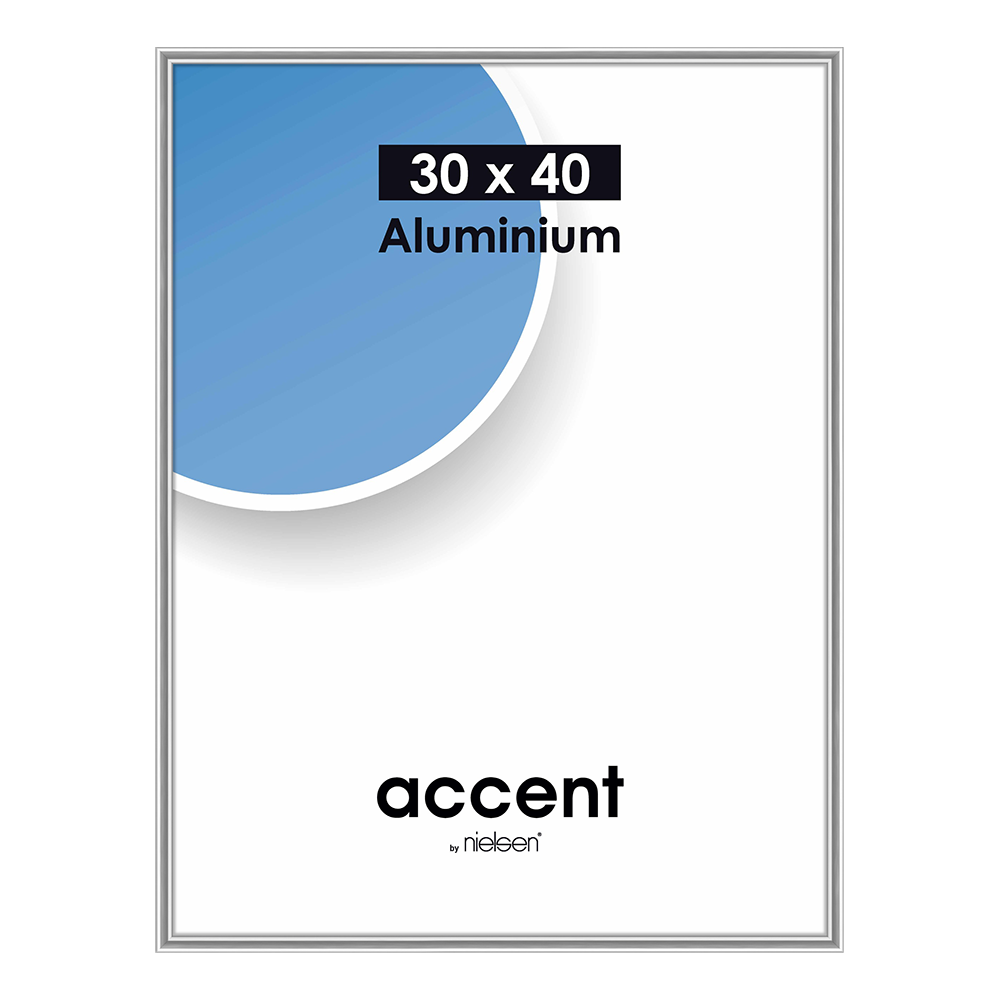 Nielsen Fotoram 59844 Accent Frostat Silver 30x45 cm