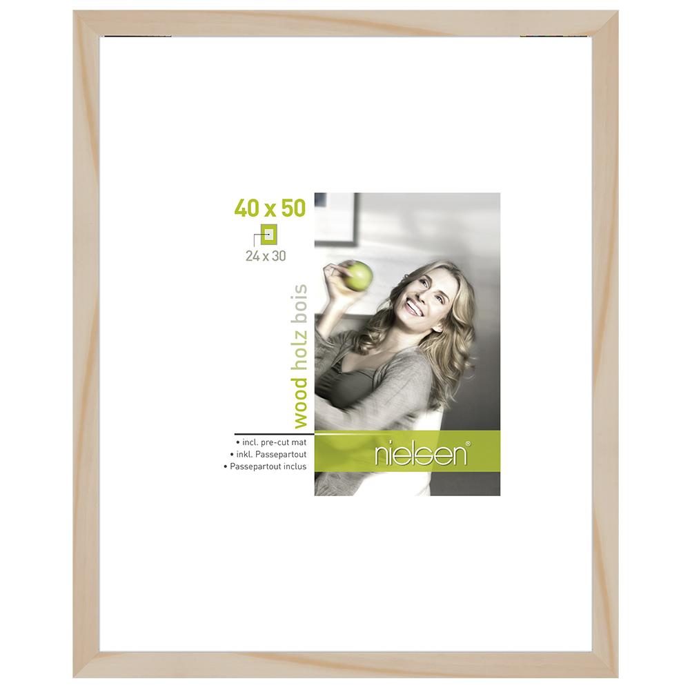 Nielsen Fotoramme 8988023 Apollon Natur 40x50 / 24x30 cm